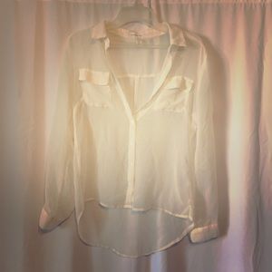 Sheer button-up Blouse